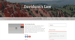 Desktop Screenshot of davidson-law.net