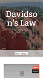 Mobile Screenshot of davidson-law.net
