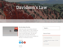 Tablet Screenshot of davidson-law.net